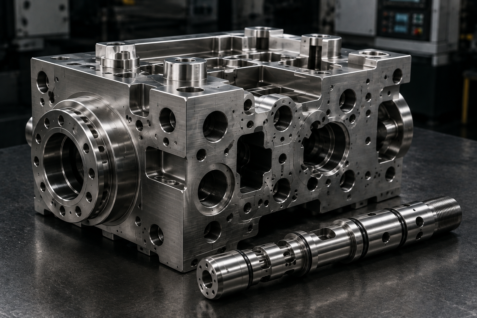 Industrial High-Pressure Valve Body & Spool